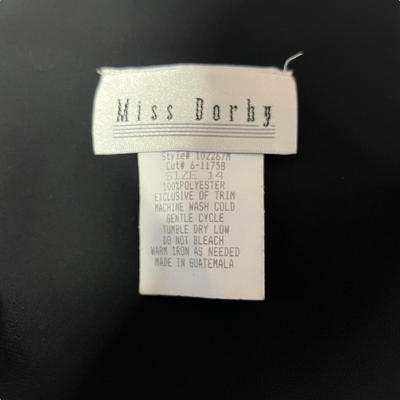 Vintage Miss Dorby - Women’s Cascading Open Duster Sz. 14 - Picture 5 of 5